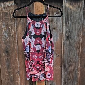 SAM EDELMAN Sleeveless Floral Print Blouse Size M